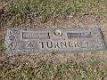 Headstone -  Perry and Bulah Turner